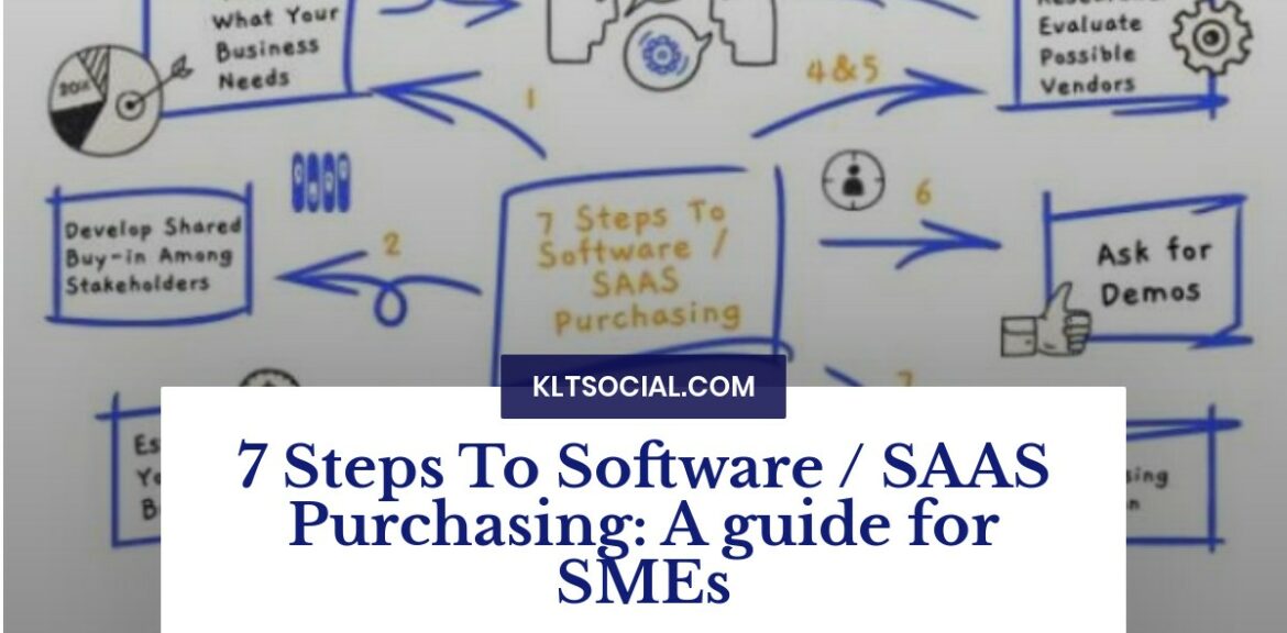7 Steps To Software / SAAS Purchasing: A guide for SMEs