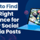 How to Find the Right Balance for Your Social Media Posts