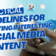 Practical Guidelines for Creating Interesting Social Media Content